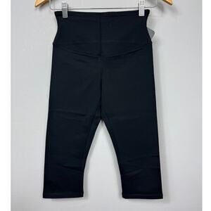 Yummie by Heather Thomson Black High-Waist Capri Leggings - Sculpting Fit